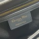 Christian Dior Signature Bag With Strap Blue Oblique Jacquard M9280