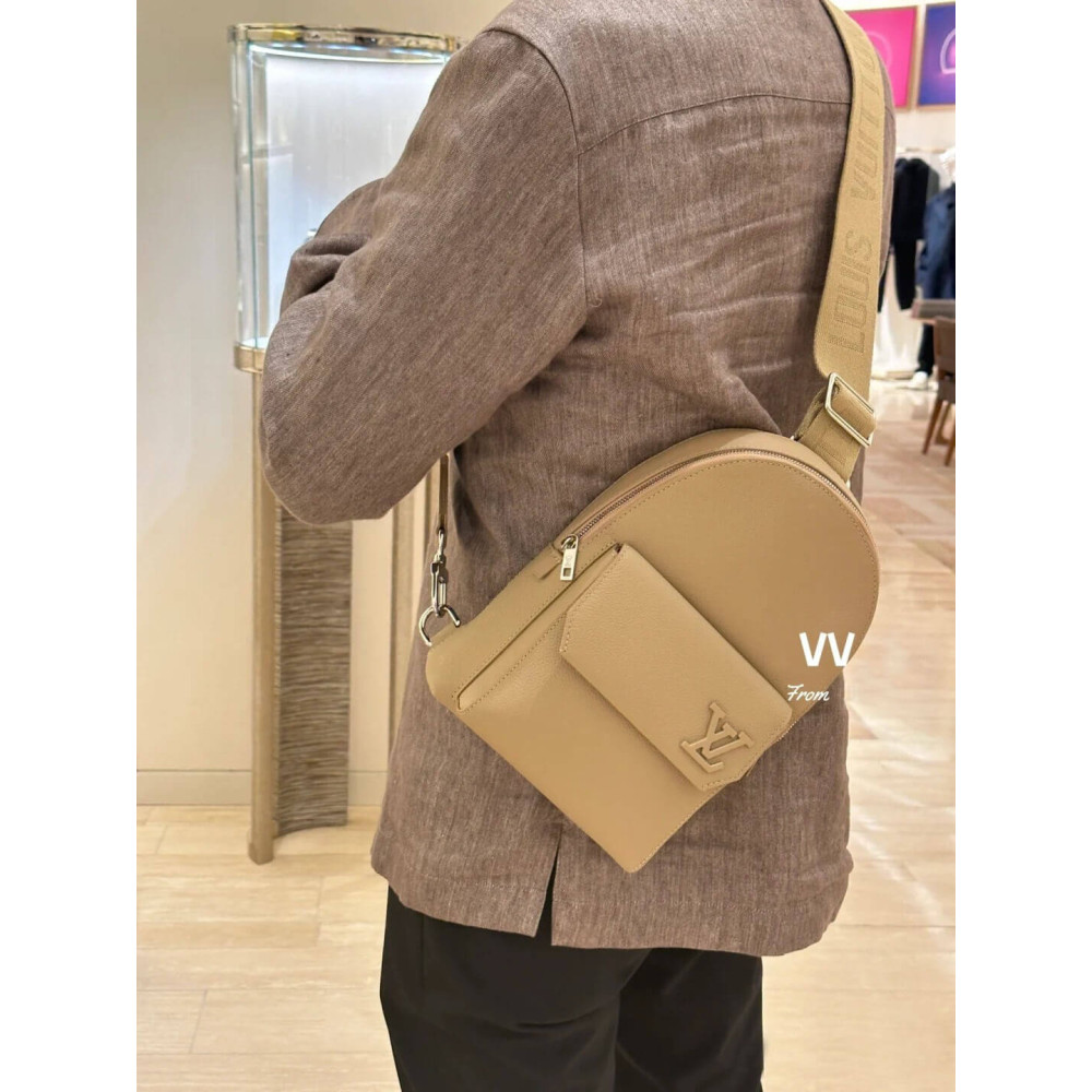 Louis Vuitton Pilot Slingbag Backpack M23765 Sable Beige