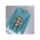 Gucci Mohair Crop Sweater With Chick Egg 636009