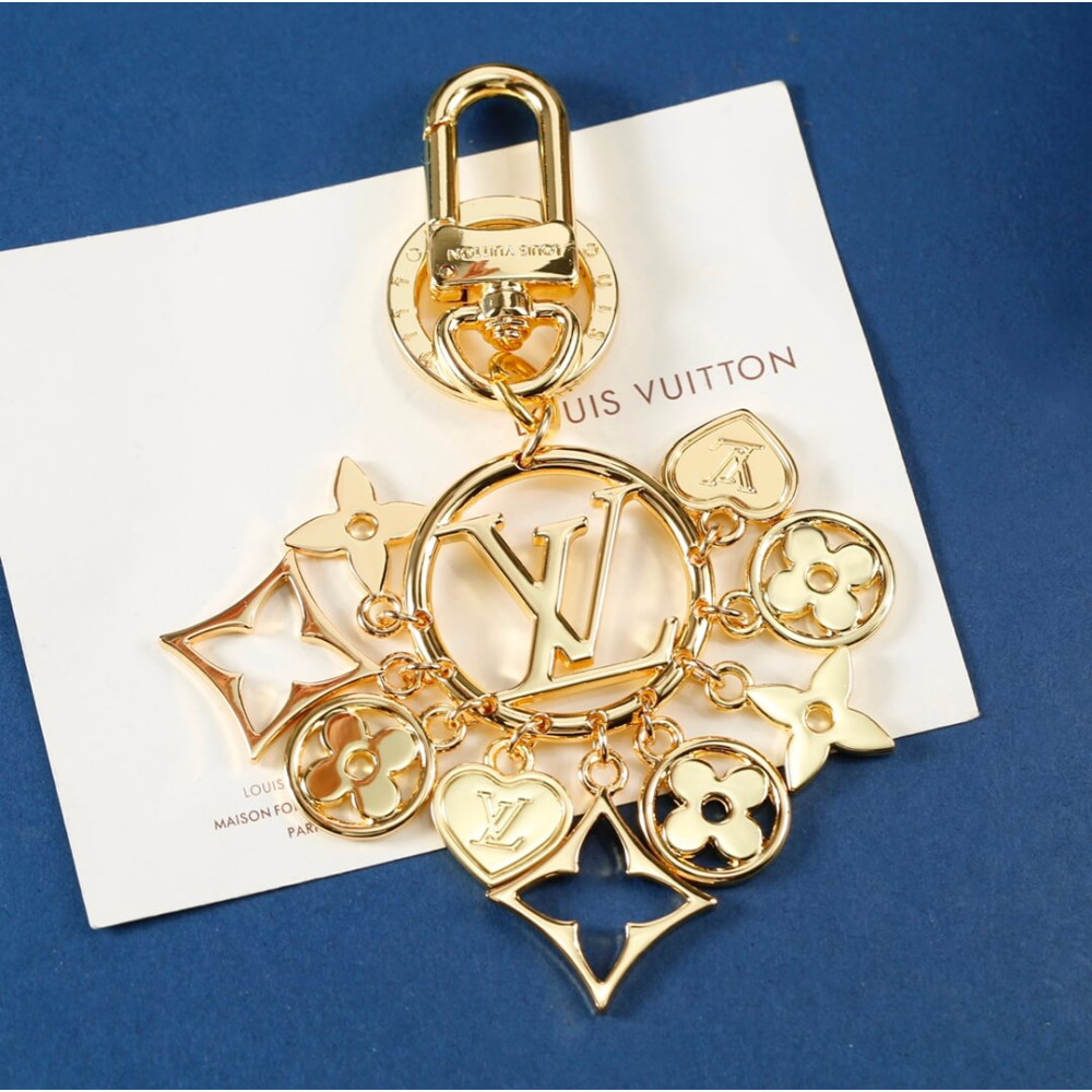 LV Circle Twinkling Keyring And Bag Charm M01359