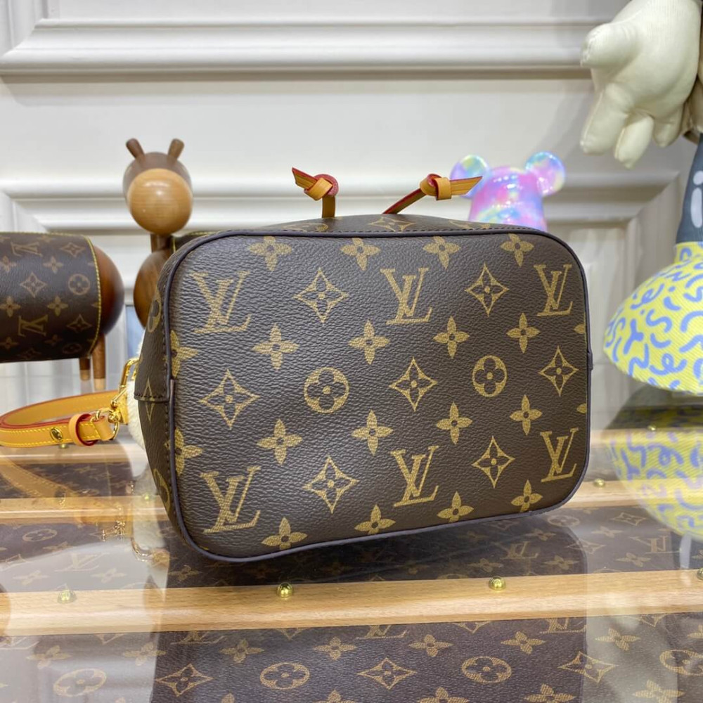 Louis Vuitton Monogram and Shearling Neonoe BB M46319