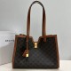 Celine Cabas 16 In Triomphe Canvas and Calfskin 114482