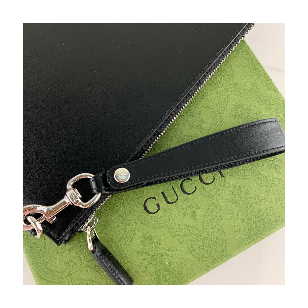 Gucci GG Marmont Smooth Leather Pouch 475317