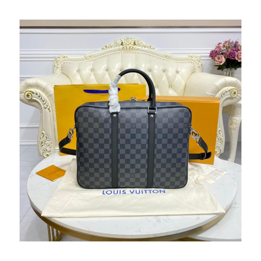 Louis Vuitton Damier Graphite Porte-Documents Voyage PM N41478