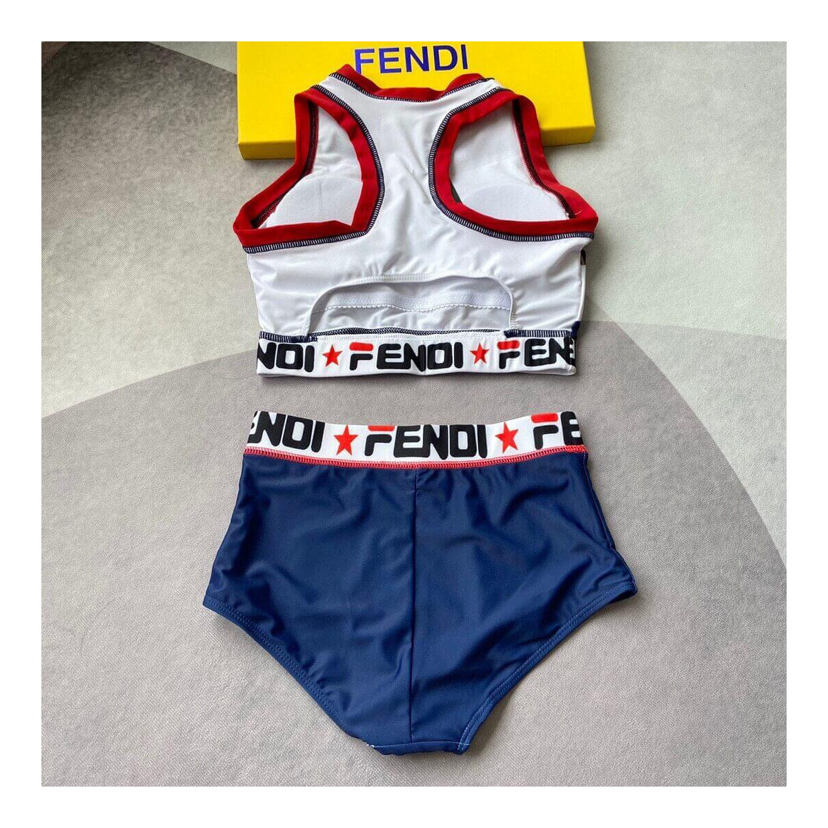 Fendi x Fila Two Piece Swimsuit B925