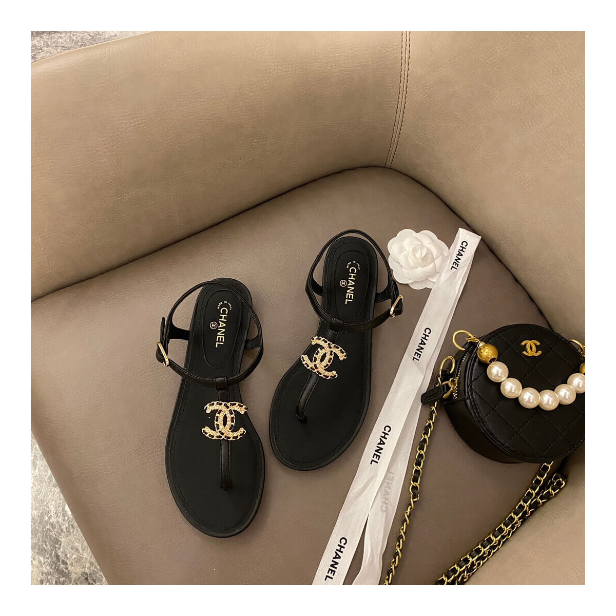 Chanel Double C Sandal G36238