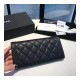 Chanel Grained Calfskin Leboy Flap Wallet A80283