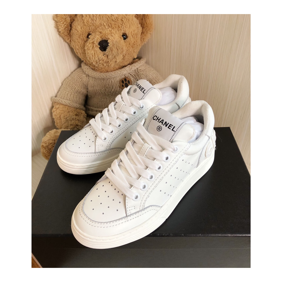 Chanel Rainbow Sneakers G35934 White