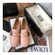 Gucci Leather Loafer with Double G 602496 Pink