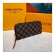 Louis Vuitton Damier Ebene Clemence Wallet N60534 N41626