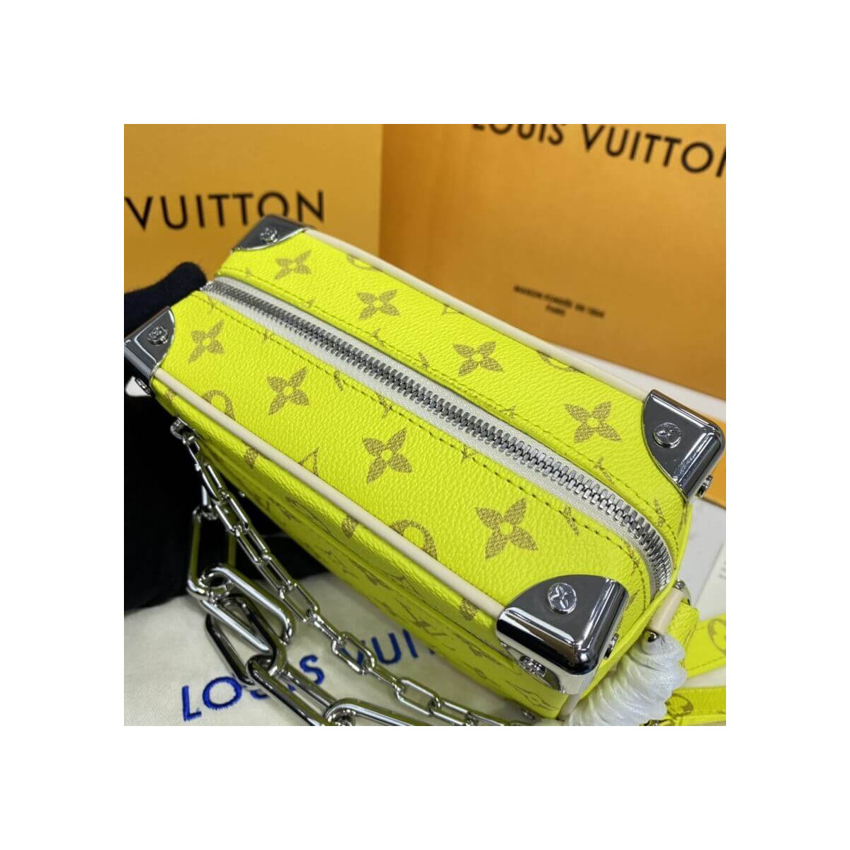 Louis Vuitton Mini Soft Trunk M44480 Yellow