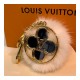 Louis Vuitton Flower Finesse Fur Bag Charm And Key Holder M69001