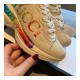 Gucci Rhyton Leather Sneaker With Gucci Logo 553608 White