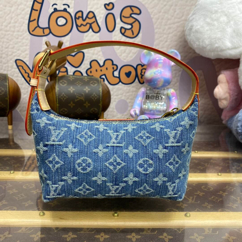 Louis Vuitton Monogram Denim Hills Pochette Bag M82949