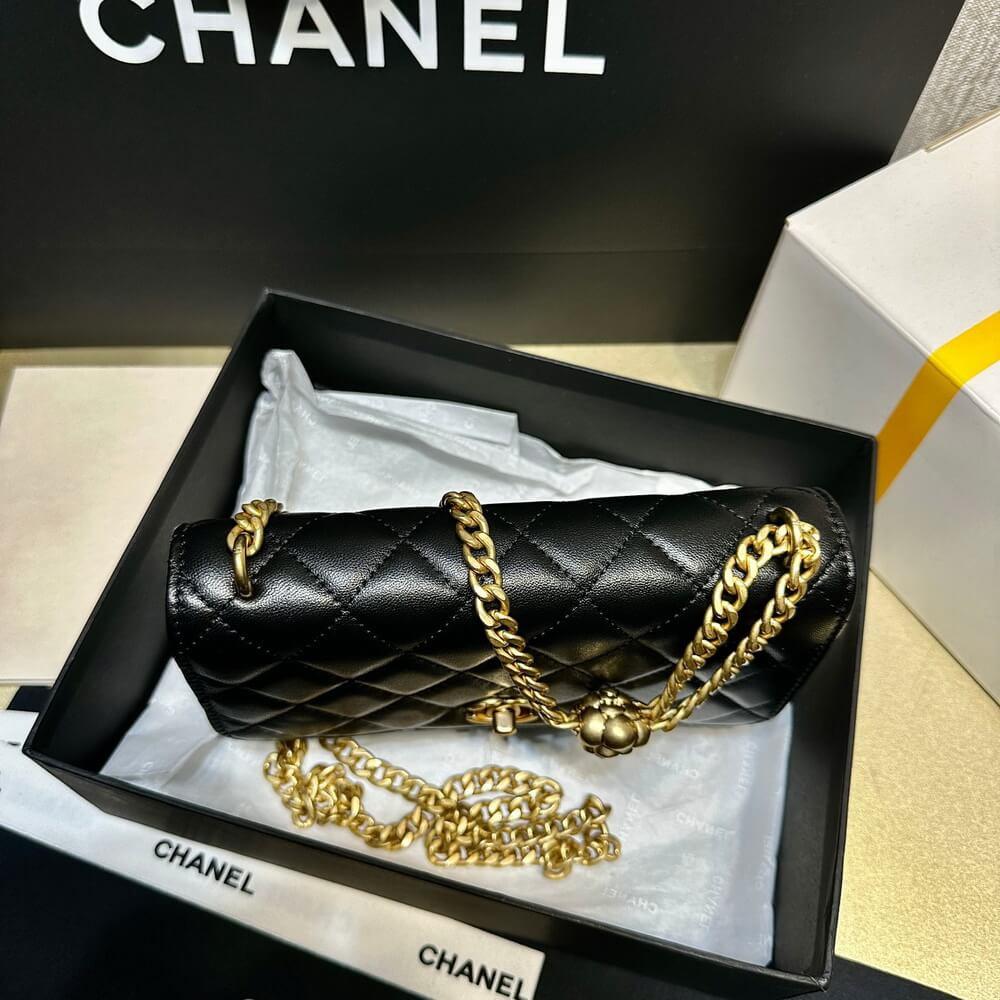 Chanel Camellia Crush Wallet On Chain Lambskin AP3297