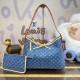 Louis Vuitton Monogram Denim CarryAll MM Bag M46855