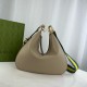 Gucci Oatmeal Leather Attache Medium Shoulder Bag 702823