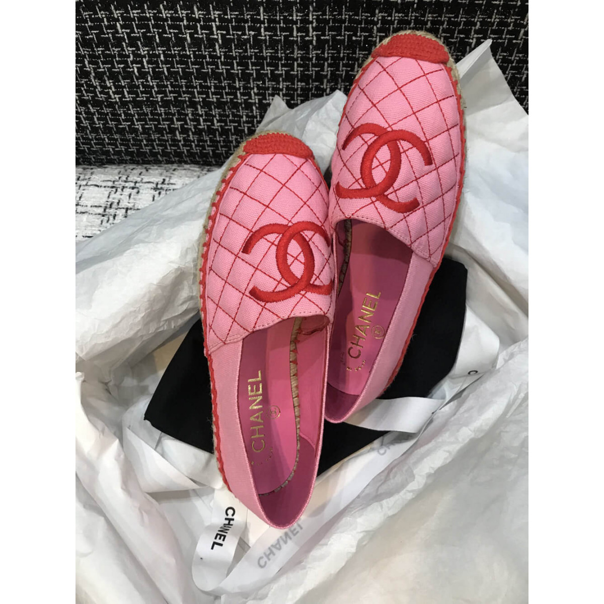 Chanel Quilted Espadrilles G32910