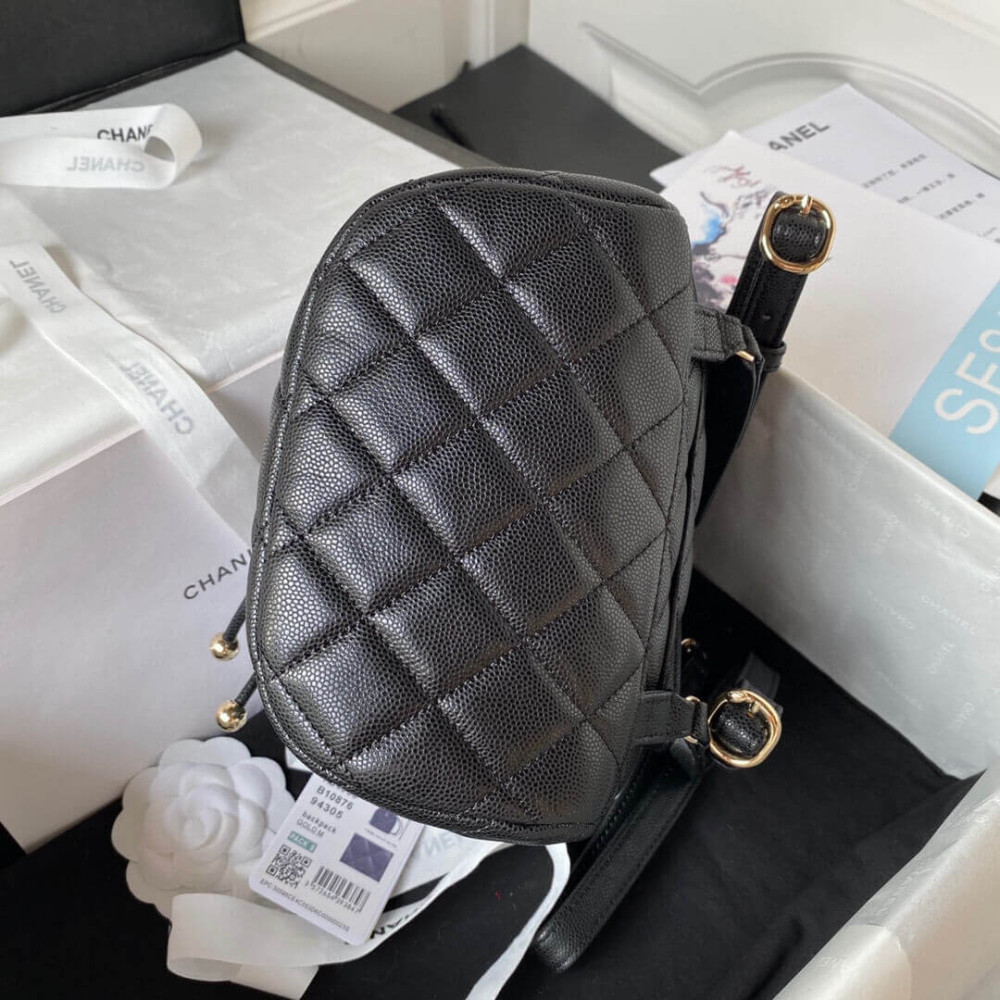 Chanel Small Backpack Grained Calfskin AS4058