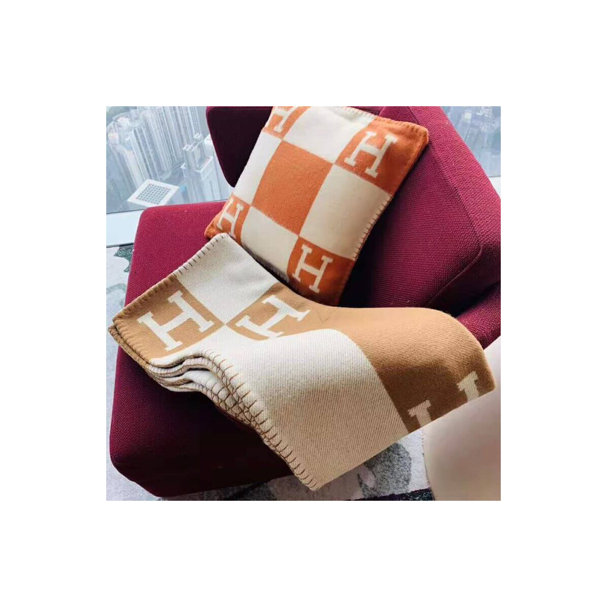 Hermes Avalon Throw Blanket H102668