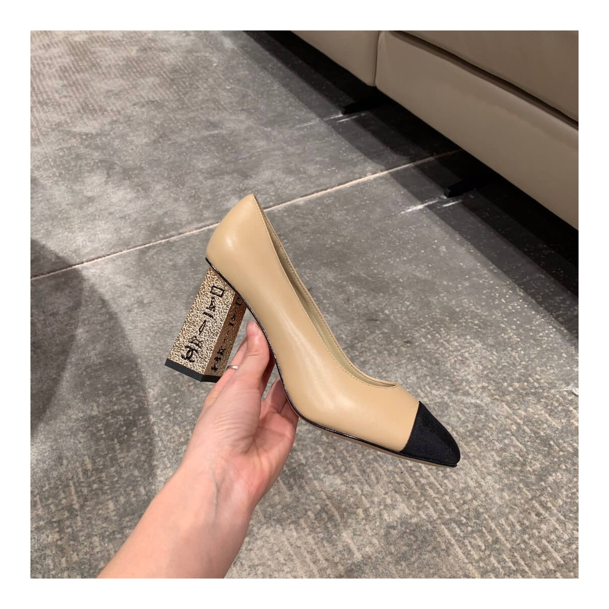 Chanel Egypt Inspires 8.5cm Heel Pumps G35534