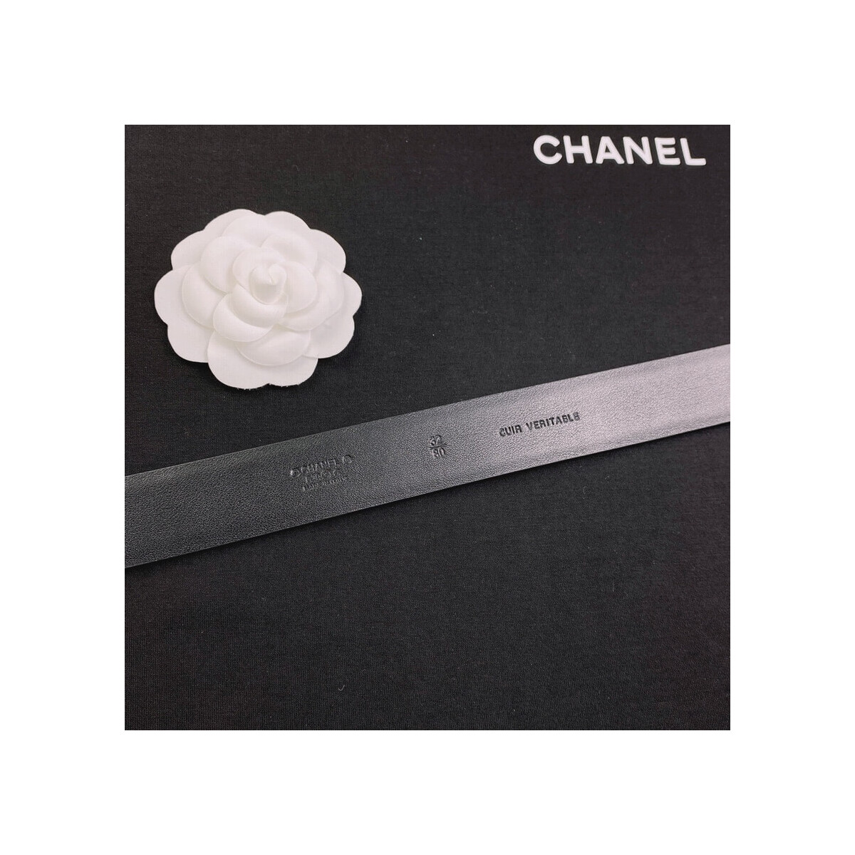 Chanel Calfskin 3.0cm Belt AA7418