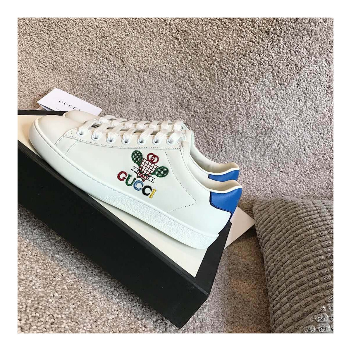 Gucci Ace Sneaker with Gucci Tennis 602684