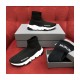 Balenciaga Speed 2.0 Knit Sock Sneakers 617239 Black/White