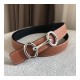 Hermes Gamma Belt Buckle &amp; Reversible Leather Strap 24mm H07536