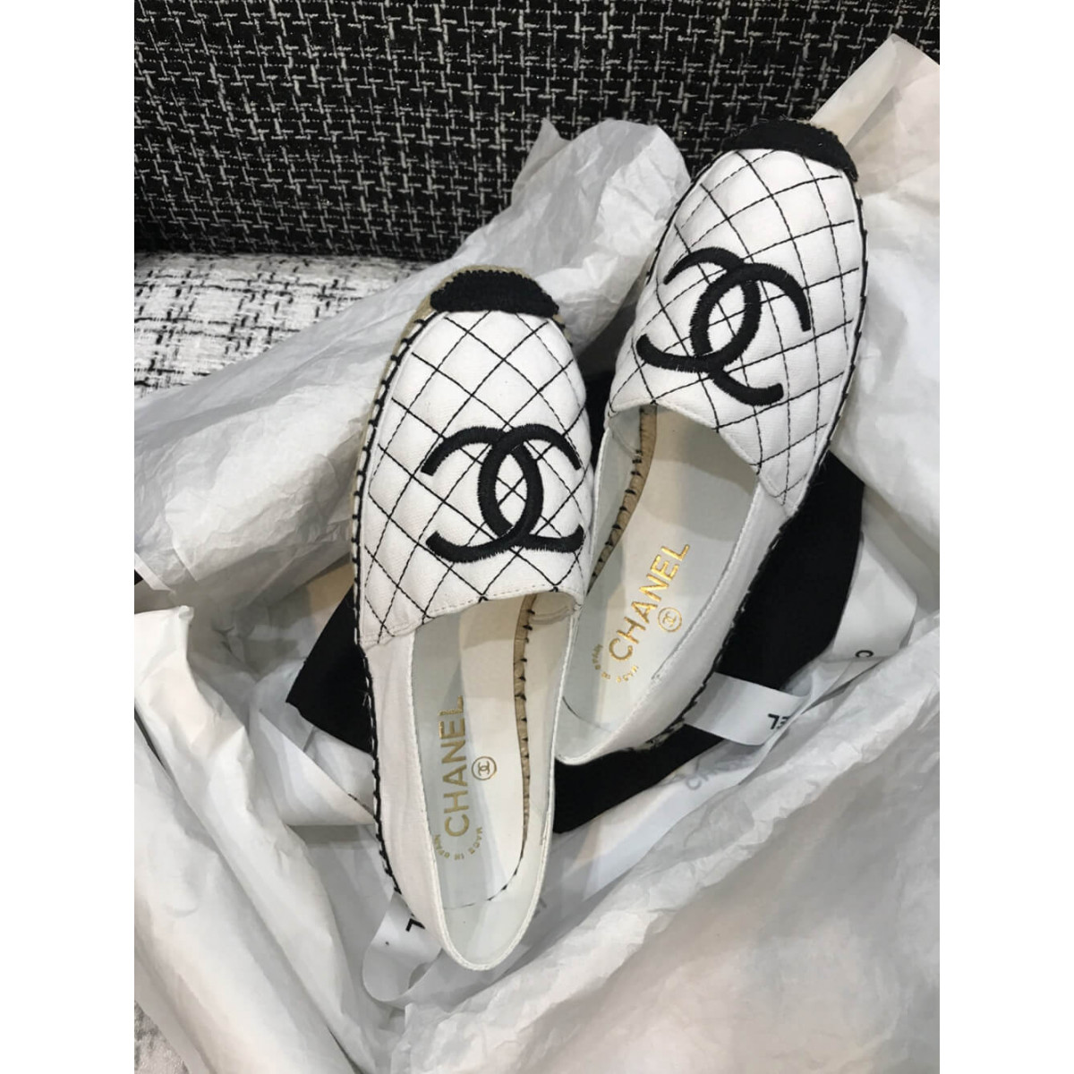 Chanel Quilted Espadrilles G32910