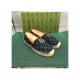 Gucci Pilar Double G Denim Espadrille Flat