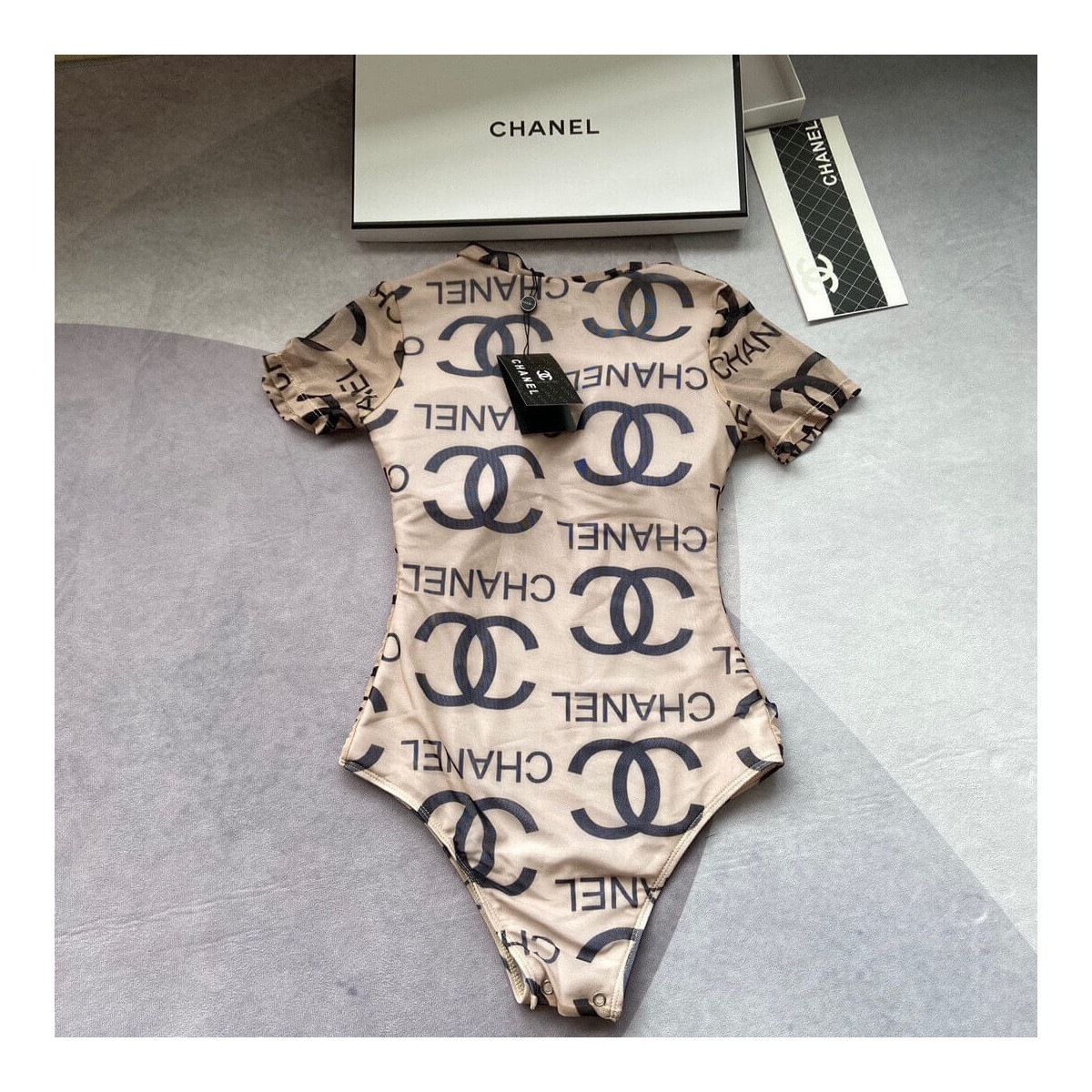 Chanel Short Sleeve Swimsuit P62755