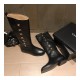 Chanel Calfskin CC Turn Lock High  Boots 37849