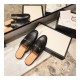 Gucci Princetown Leather Slipper 423513 Black