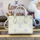 Louis Vuitton OnTheGo PM M46833 Latte Candy Blue