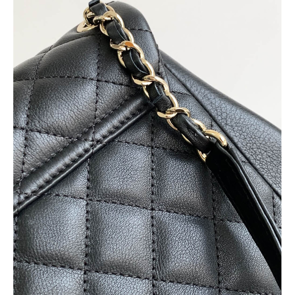 Chanel Calfskin Quilted Medium Duma Backpack AS3618