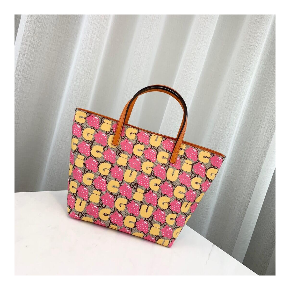 Gucci Children&#039;s Strawberry Print Tote 410812