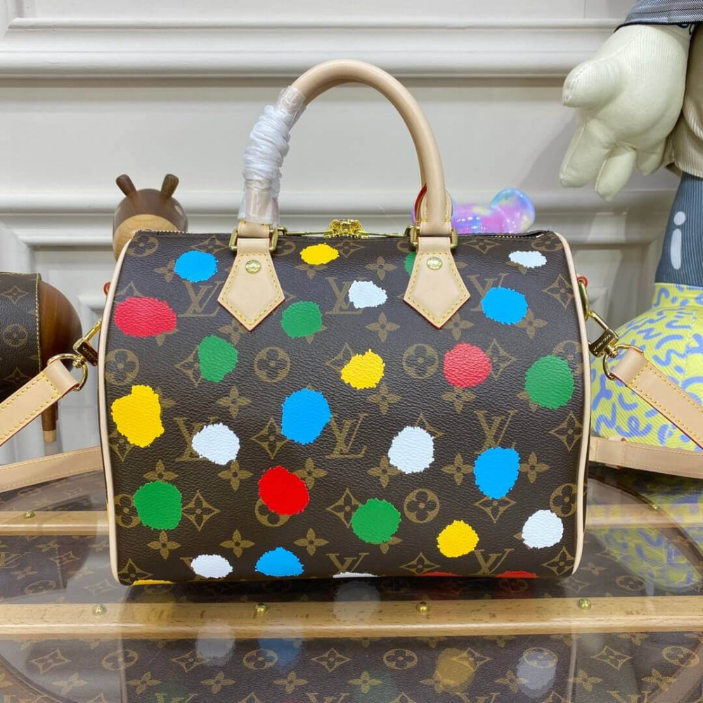 Louis Vuitton Yayoi Kusama Speedy Bandouliere 25 M46433