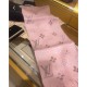 Louis Vuitton Logomania Rainbow Scarf M73057 Pink