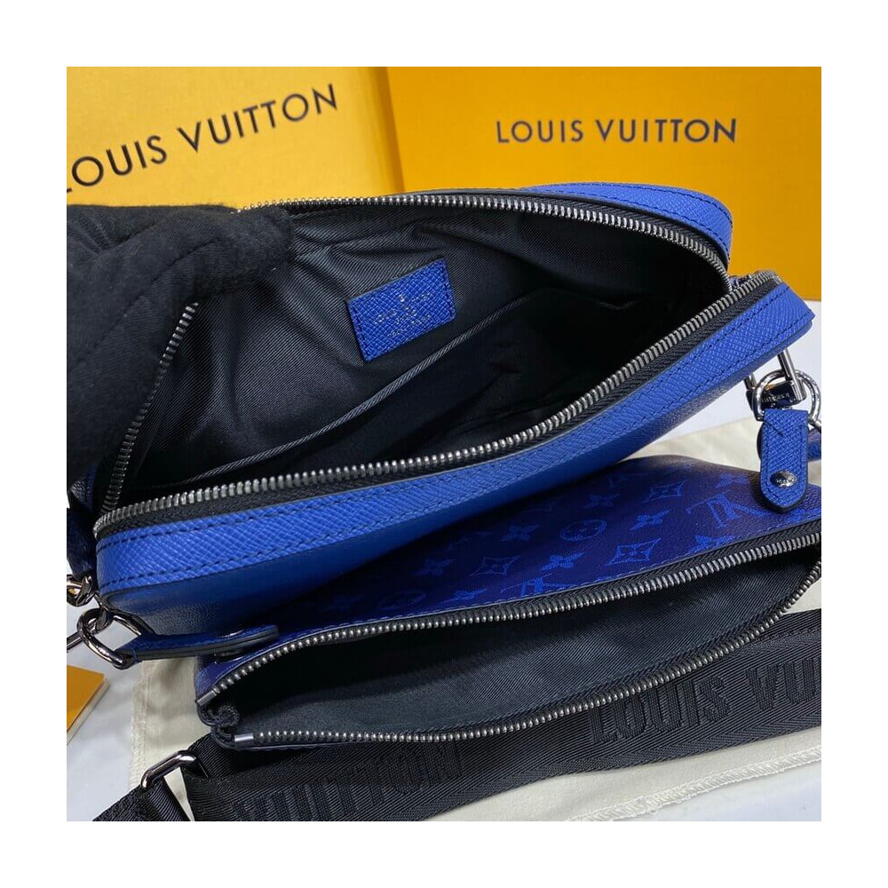 Louis Vuitton Dopp Kit Toilet Pouch M30849 Cobalt Blue