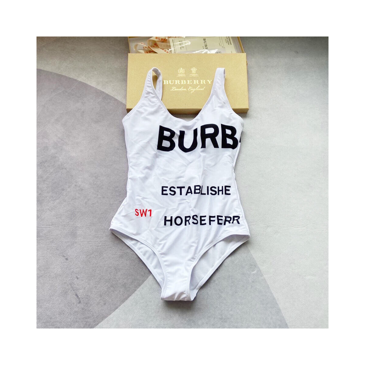 Burberry Horseferry Print One Piece Swimsuit 80154491