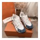 Louis Vuitton Monogram Denim Run Away Sneaker 1A4WP7 Blue