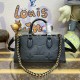 Louis Vuitton Grained Cowhide Leather OnTheGo East West Bag M23698 M23640