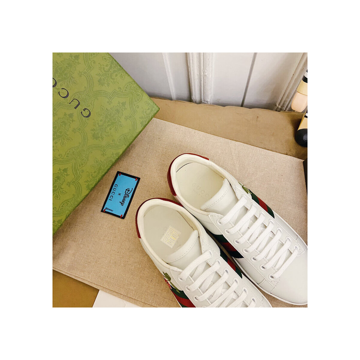 Gucci Ace Sneaker with Cherry 653135