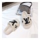 Louis Vuitton Bom Dia Flat Mules Shearling 1A8CXB