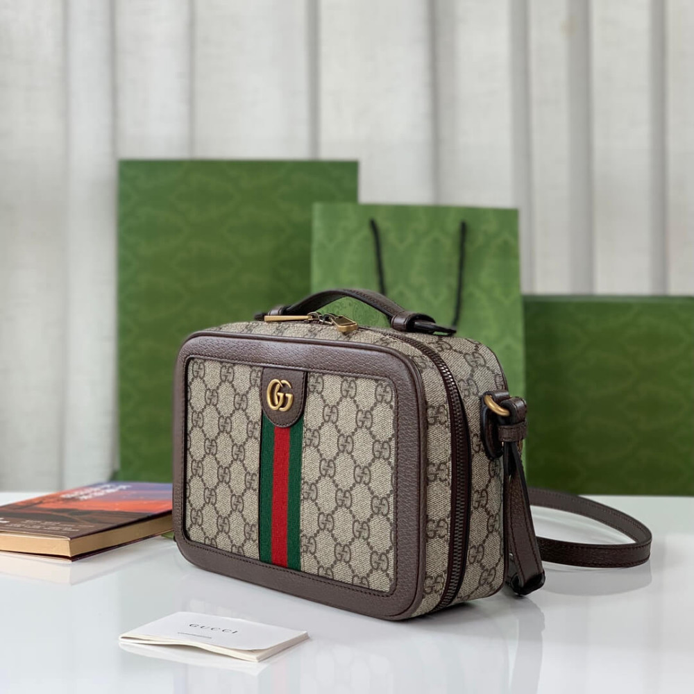 Gucci Ophidia Small Shoulder Bag With Web 739392