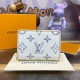 Louis Vuttion Monogram Jacquard Fabric Lou Wallet M83500