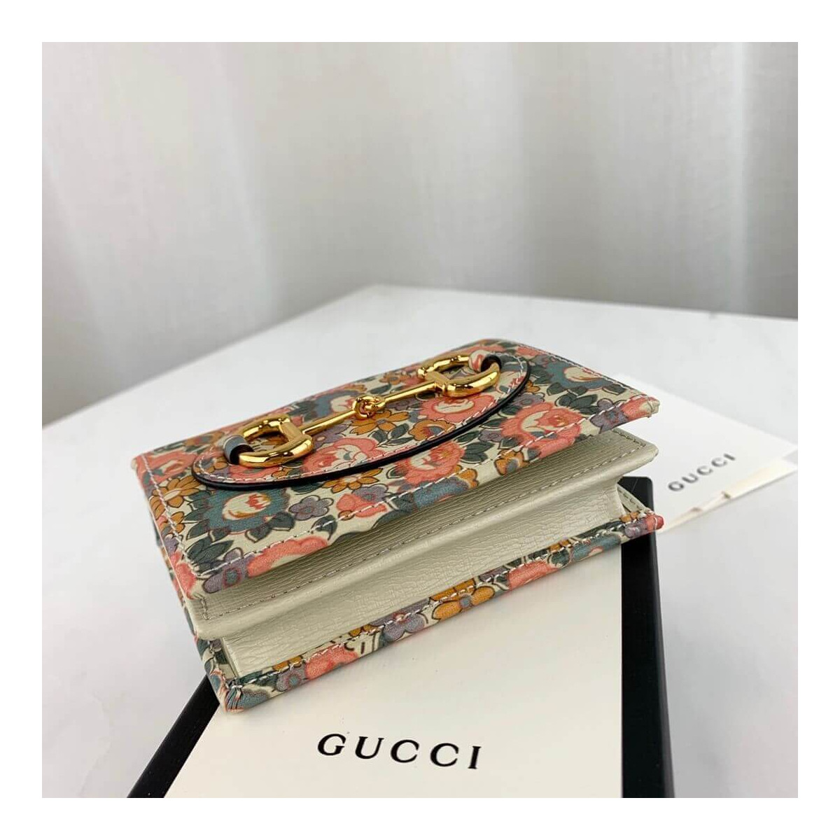 Gucci Horsebit 1955 Liberty London Card Case 621887