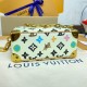 Louis Vuttion Monogram Craggy Canvas Mini Soft Trunk M25132