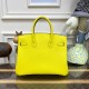 Hermes Birkin 30 Bag Lime Gold Hardware Togo Leather